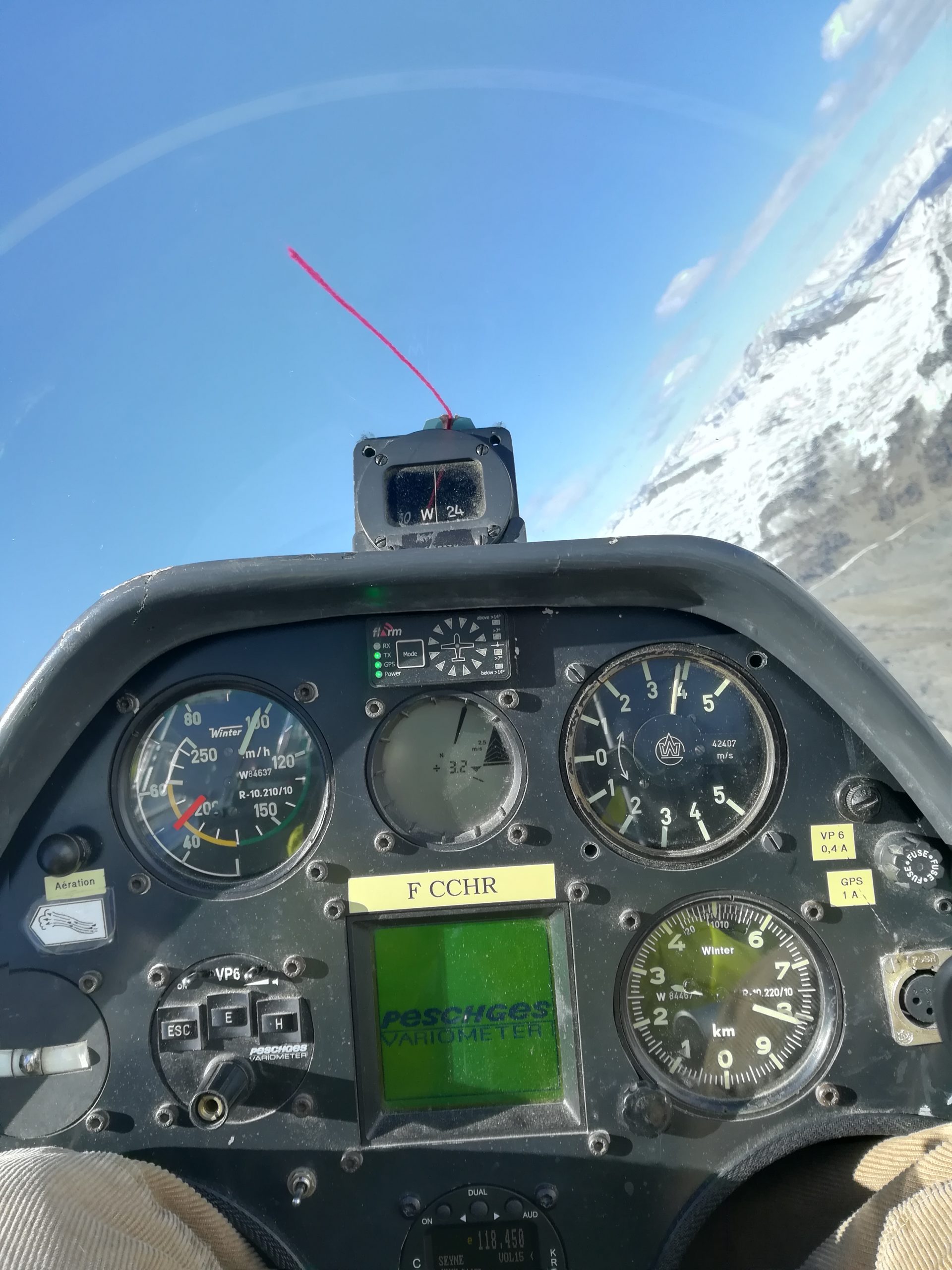 en montée sur la Blanche